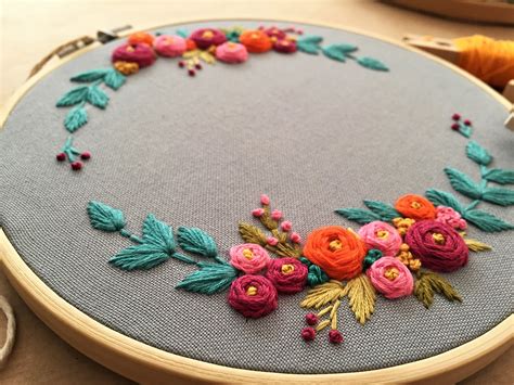 Magic hoop embroidery